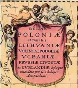REGNI POLONIAE et Ducatus LITHVANIE… description emendate per G. Schagen. Amstelodami