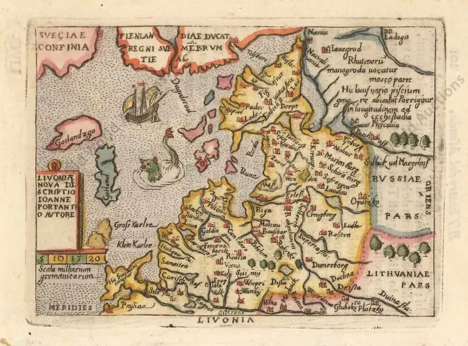 LIVONIÆ NOVA DESCRIPTIO,