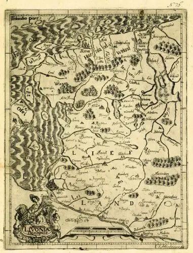 Accurata Livoniæ Descriptio.