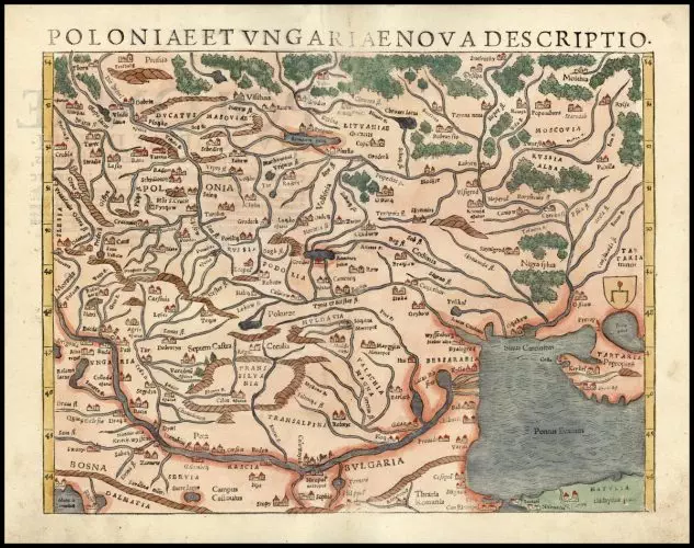 POLONIAE  ET VNGARIAE NOVA DESCRIPTIO