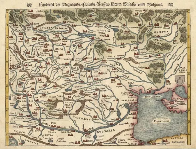 Landtafel des Ungerlands /Polands / Preussen / Littaw...