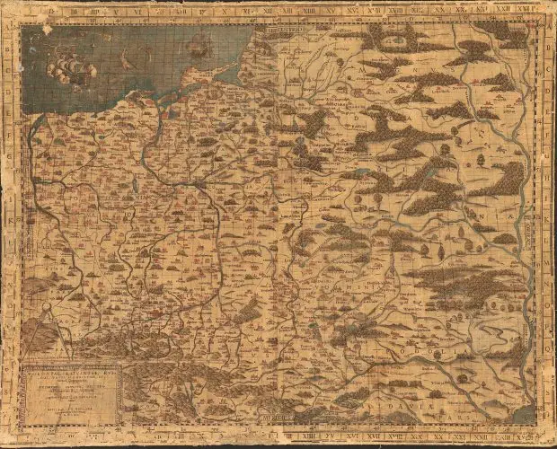 Poloniae, Litvaniae, Rvssiae, Prvssiae, Masoviae et Scepvsij chorographia