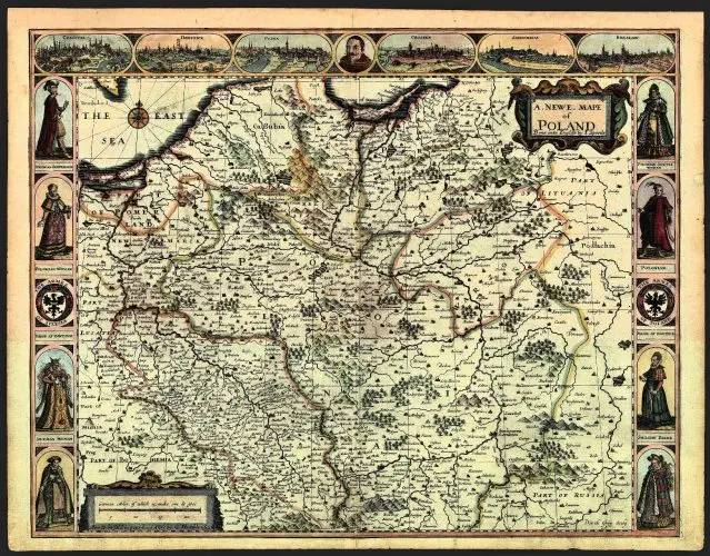 A NEWE MAPE OF POLAND