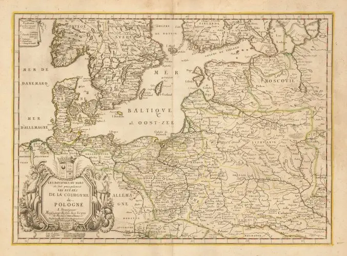 LES ROYAUMES DU NORT ou Sont principalement LES ETATS DE LA COURONNE de POLOGNE,
