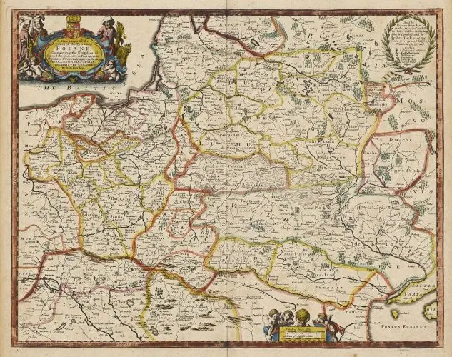 A New Mapp of the Estates of the Crown of Poland..,