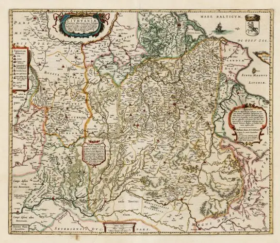 Magni Dvcatvs Lithvaniæ et Regionum Adiacentium exacta Descriptio...,