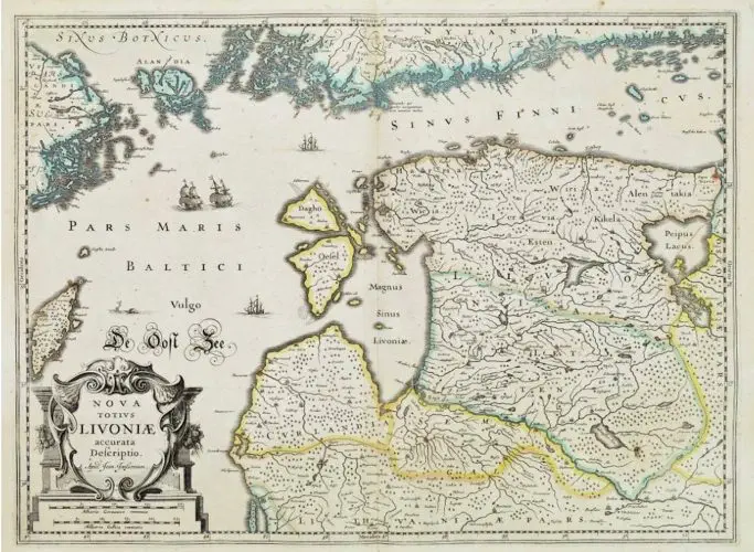NOVA TOTIVS LIVONIÆ accurata Descriptio.,