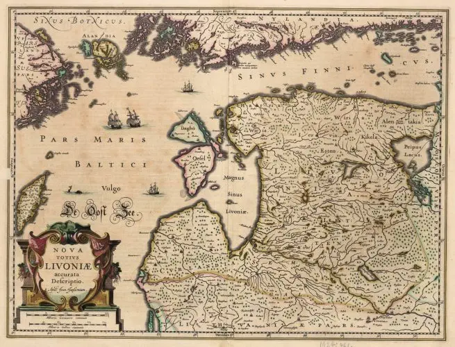 NOVA TOTIVS LIVONIÆ accurata Descriptio.,