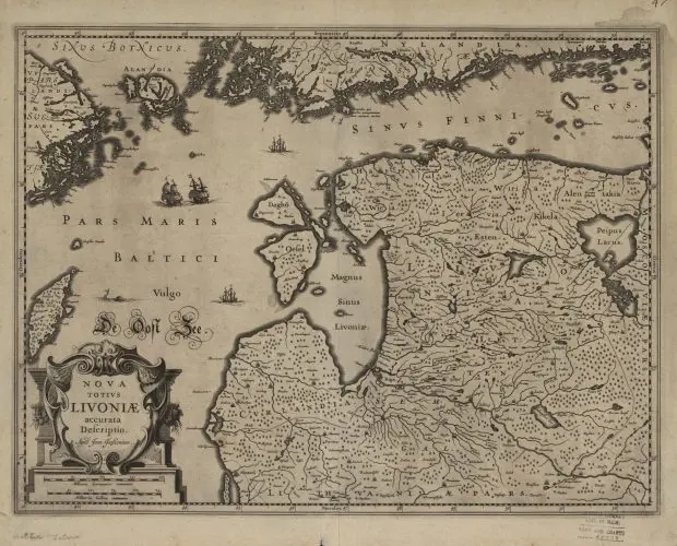 NOVA TOTIVS LIVONIÆ accurata Descriptio.,