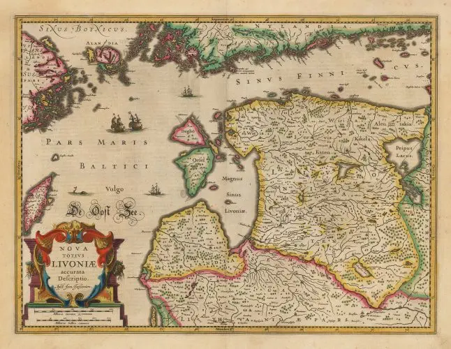 NOVA TOTIVS LIVONIÆ accurata Descriptio.,