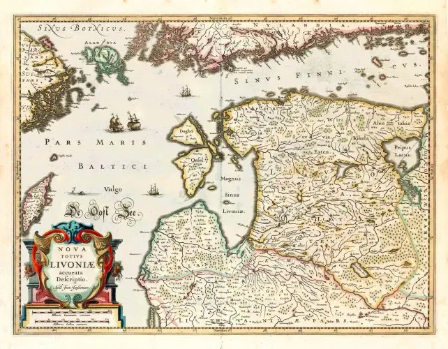 NOVA TOTIVS LIVONIÆ accurata Descriptio.,