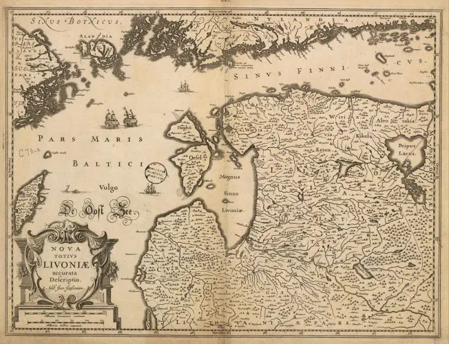 NOVA TOTIVS LIVONIÆ accurata Descriptio.,