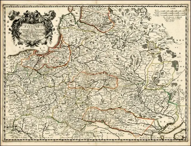 Estats de la Couronne de POLOGNE ou sont les Royaume de Pologne...