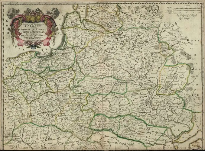 Estats de la Couronne de POLOGNE ou sont les Royaume de Pologne...