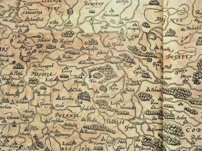 Landtafel des Ungerlands / Polands / Reussen / Littaw / Walachey und Bulgarey,